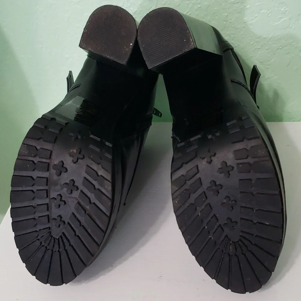 LEILA STONE black high shoes - Picture 9 of 15